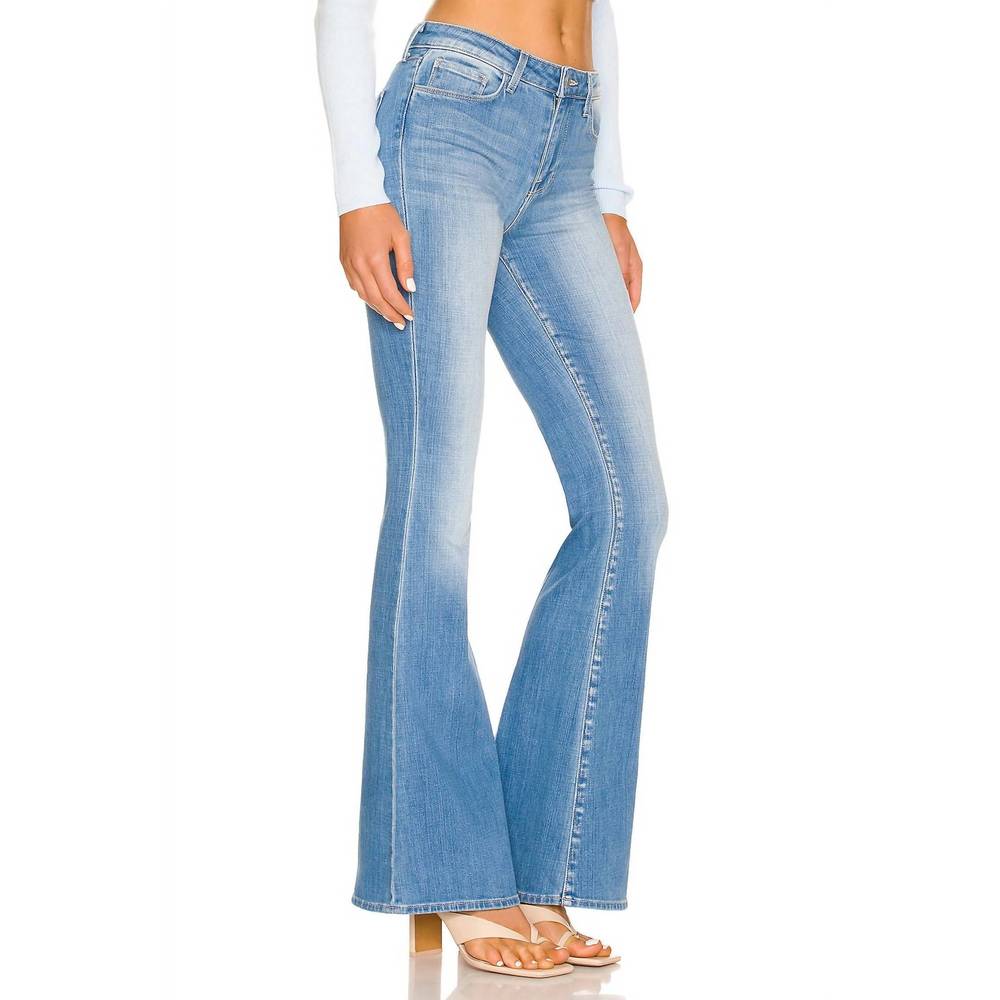 NEW L'AGENCE bell high rise flare jean in atlantic - Picture 2 of 4